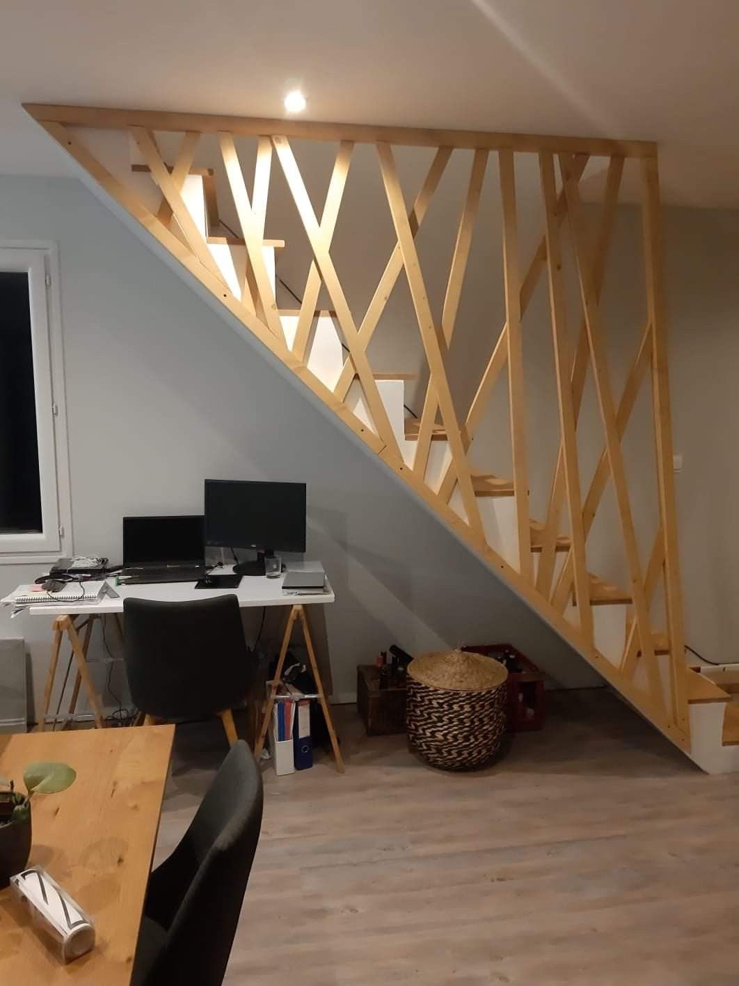 Bibliothèque sur mesure — chantier réalisé par West Rénov'